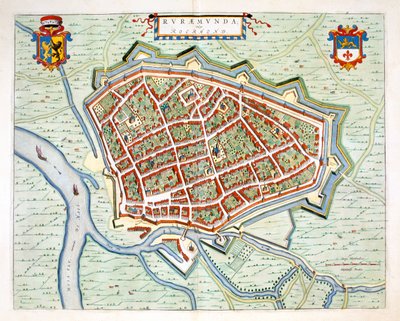 Roermond by Joan Blaeu